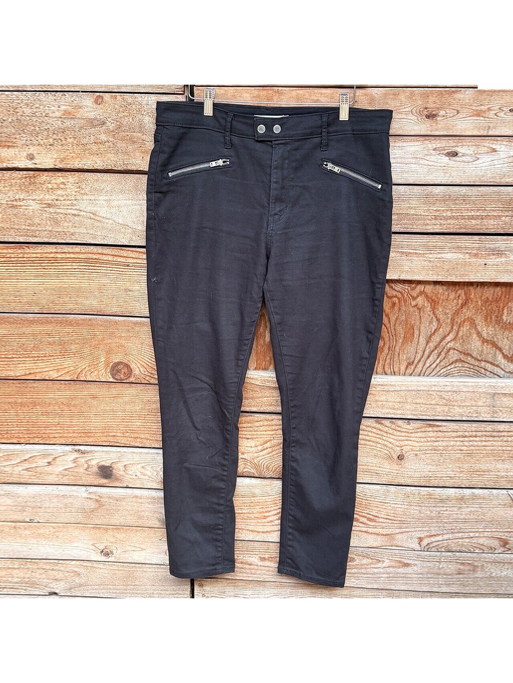 Levi's 721 High Rise Skinny Black Jeans Size 32